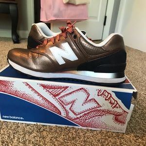 New Balance Rose Gold Sneakers